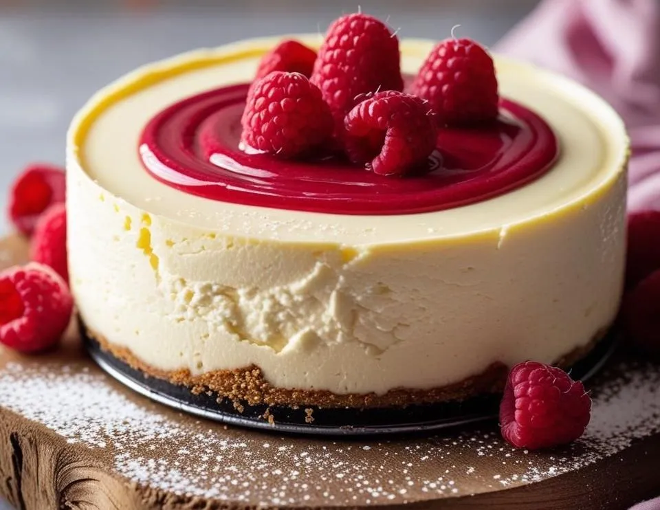 White Chocolate Raspberry Cheesecake Recipe – Creamy & Elegant Dessert