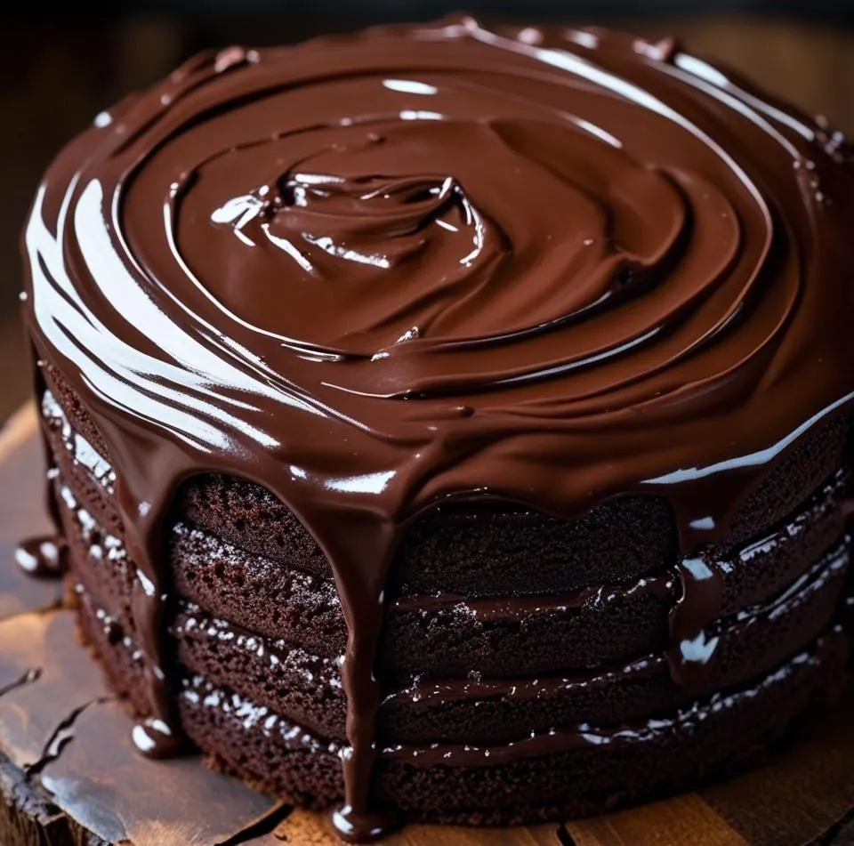 Moist Chocolate Cake Recipe with rich frosting and soft layers