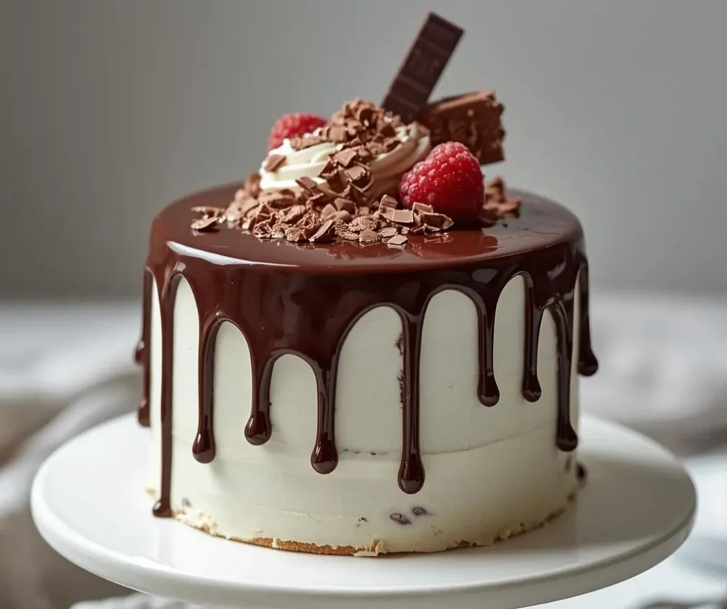 Mini Chocolate Drip Cakes topped with glossy ganache and sprinkles