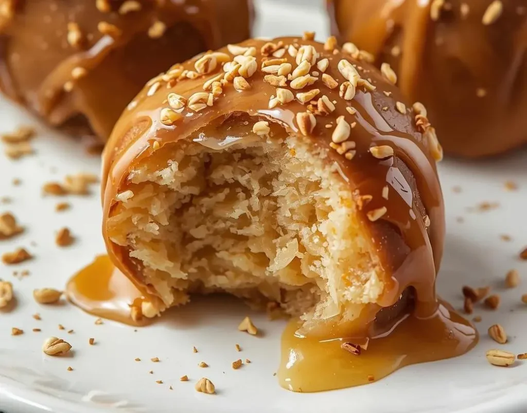 Golden Mouth-Melting Apple Caramel Bombs with gooey caramel and cinnamon-spiced apples